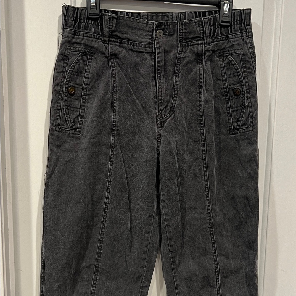 Casual Charcoal Relaxed Jeans for Men